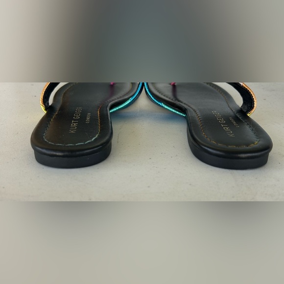 Kurt Geiger London Women’s Kensington T-Strap Sandals Size 40/US 9 No Box *READ - Picture 4 of 5